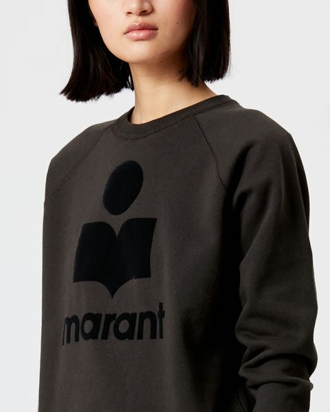 Isabel Marant Sweatshirt Logo Milly Femme Noir Délavé