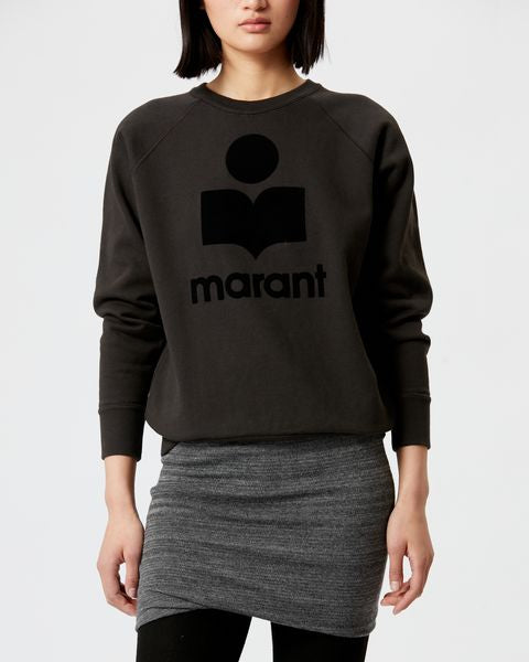Isabel Marant Sweatshirt Logo Milly Femme Noir Délavé