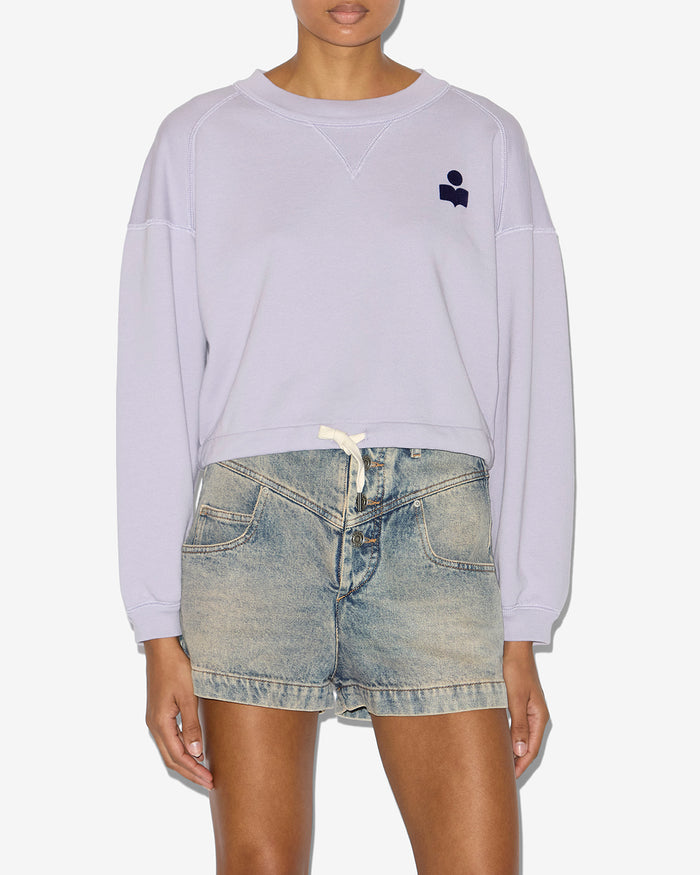 Isabel Marant SWEATSHIRT MARGO Femme Lilac/Dark Navy