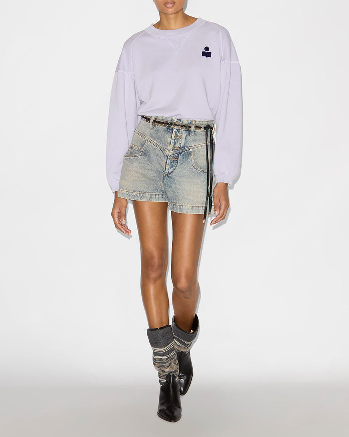 Isabel Marant SWEATSHIRT MARGO Femme Lilac/Dark Navy