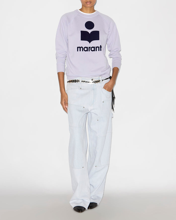 isabel marant SWEATSHIRT MILLYNY Femme Lilac/Dark Navy