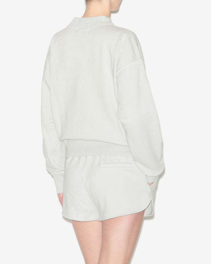 Isabel Marant Sweatshirt Moby Femme Bleur Clair Et écru