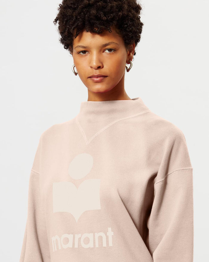Isabel Marant Sweatshirt Moby Femme Rose Perle-écru