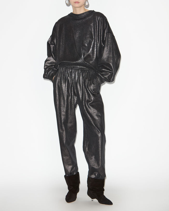 isabel marant Sweatshirt Paulia Femme noir métallique