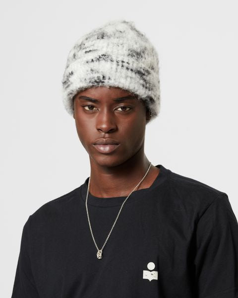 Isabel Marant T-Shirt Et Logo Zafferh Homme Noir Et écru