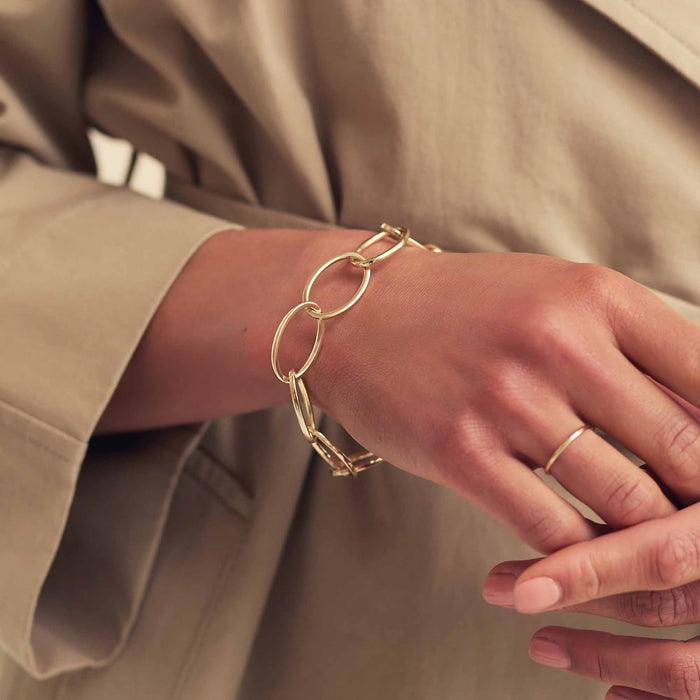 Isabel Bernard Aidee Annette Bracelet à Maillons En Or 14 Carats