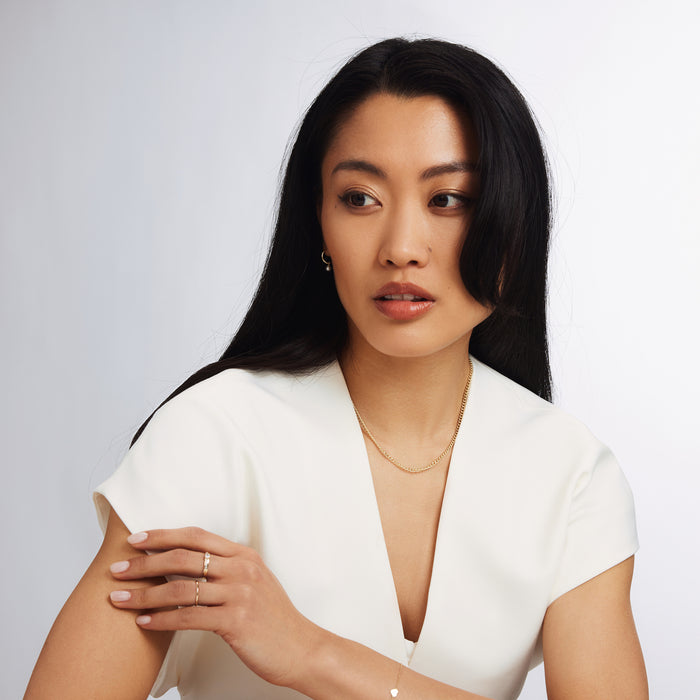 Isabel Bernard Aidee Julee Collier à Maillons En Or 14 Carats