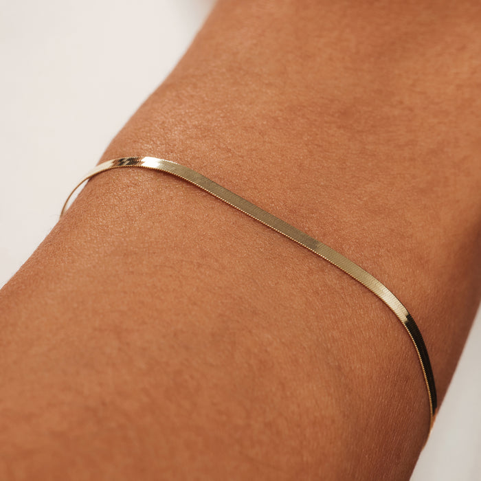 Isabel Bernard Aidee Leontine Bracelet Serpent En Or 14 Carats