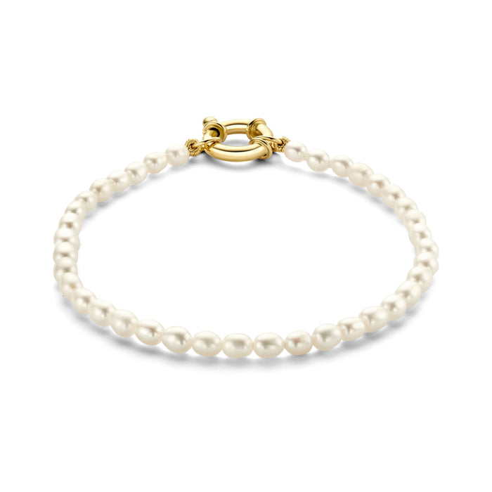 isabel bernard Aidee Marissa bracelet en or 14 carats avec perles d'eau douce