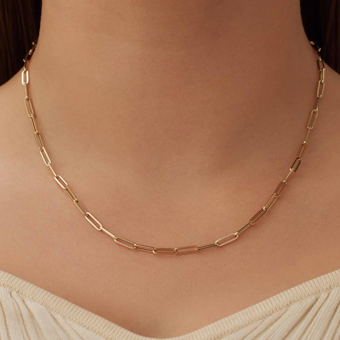 Isabel Bernard Aidee Odile Collier à Maillons En Or 14 Carats