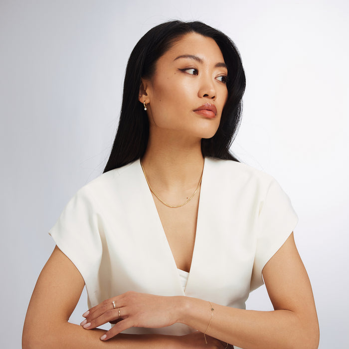 Isabel Bernard Aidee Sharla Collier à Maillons En Or 14 Carats