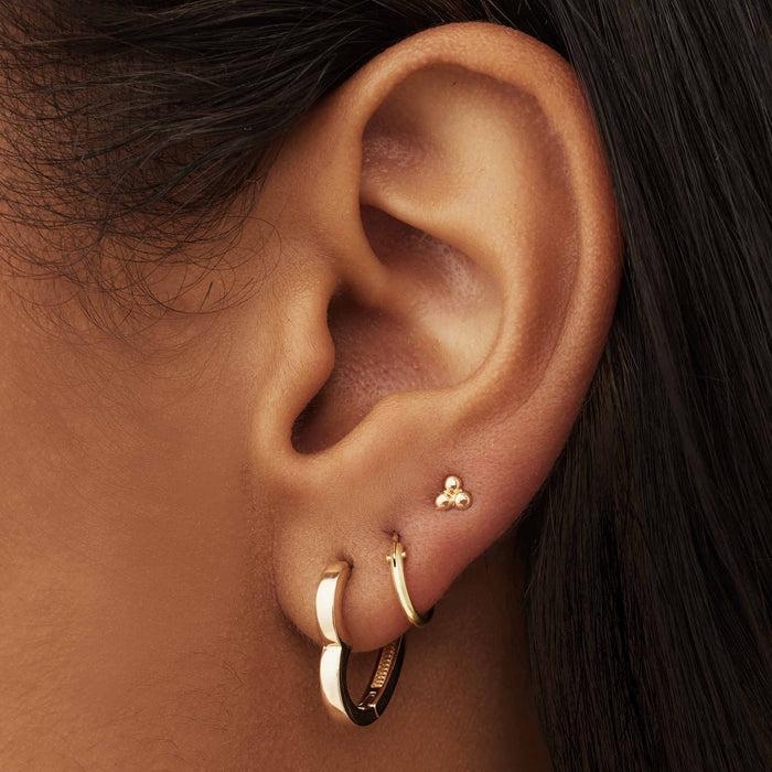 Isabel Bernard Belleville Amore Boucles D'oreilles Cœur En Or 14 Carats