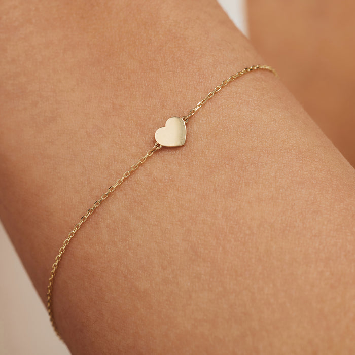 Isabel Bernard Belleville Amore Bracelet En Or 14 Carats Avec Cœur