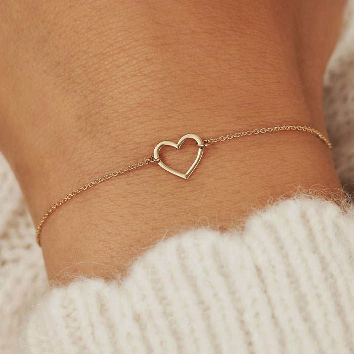 Isabel Bernard Belleville Amore Bracelet En Or 14 Carats Avec Cœur