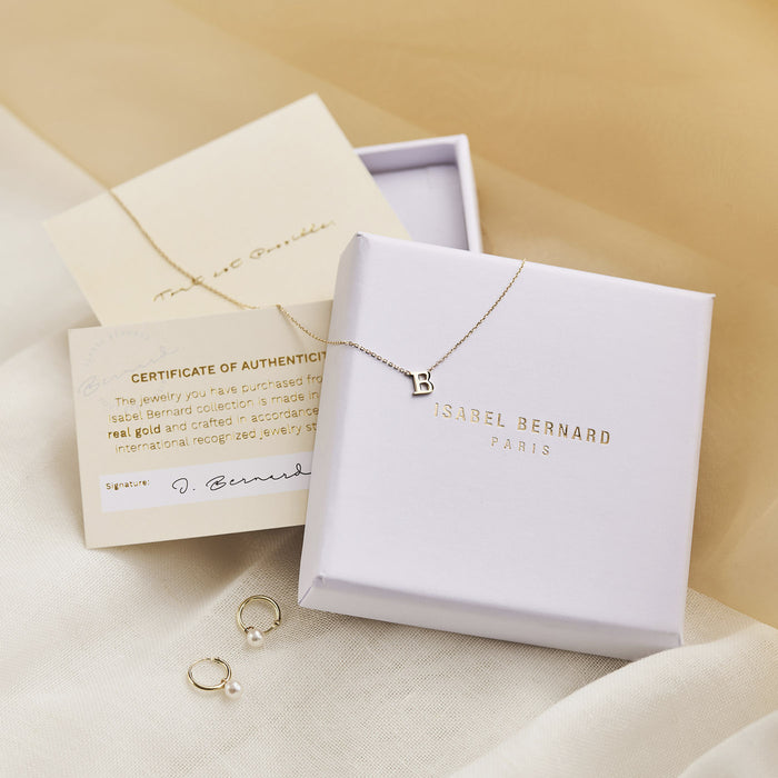 Isabel Bernard Belleville Amore Clous D'oreilles En Or 14 Carats Avec Cœur