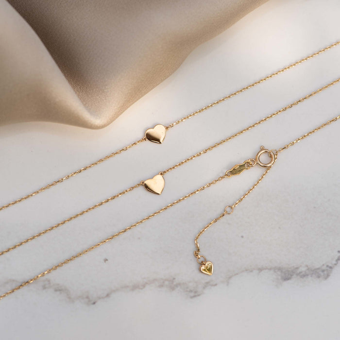Isabel Bernard Belleville Amore Collier En Or 14 Carats Avec Coeur