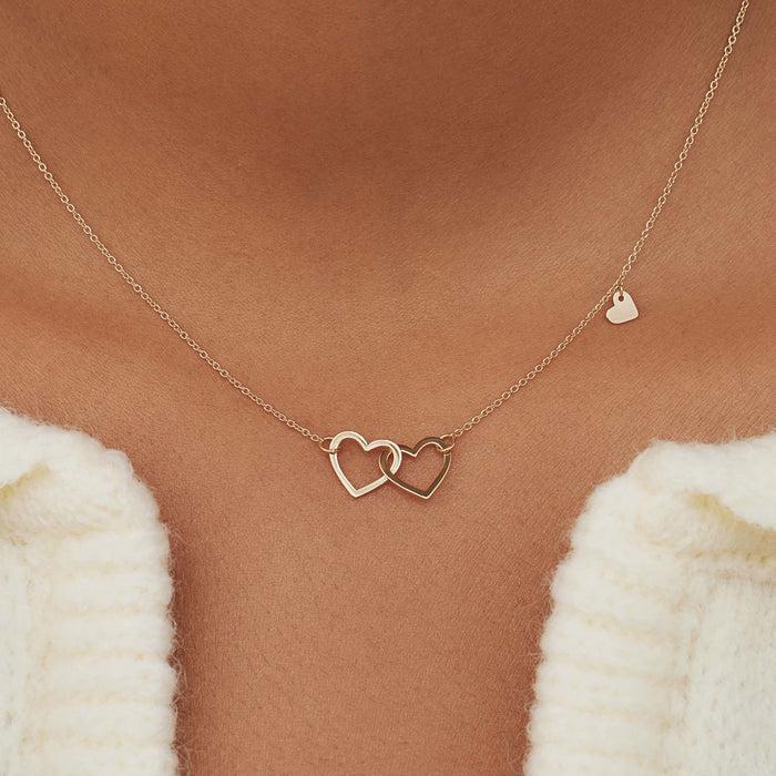 Isabel Bernard Belleville Amore Collier En Or 14 Carats Avec Coeur