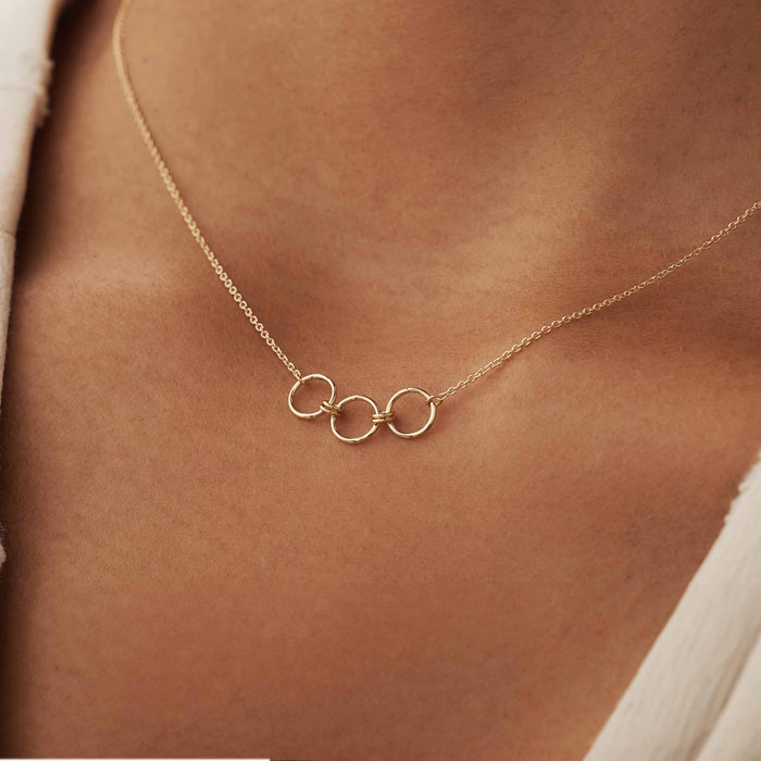 Isabel Bernard Belleville Anna Collier En Or 14 Carats Avec Cercles