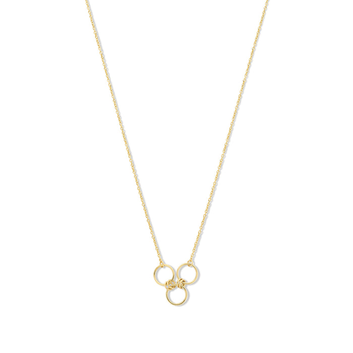 isabel bernard Belleville Anna collier en or 14 carats avec cercles