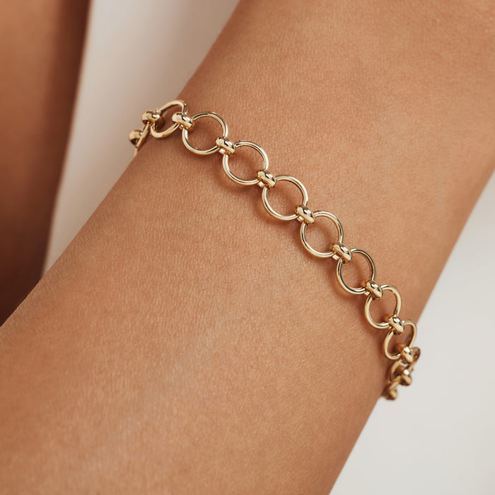 Isabel Bernard Belleville Axelle Bracelet à Maillons En Or 14 Carats