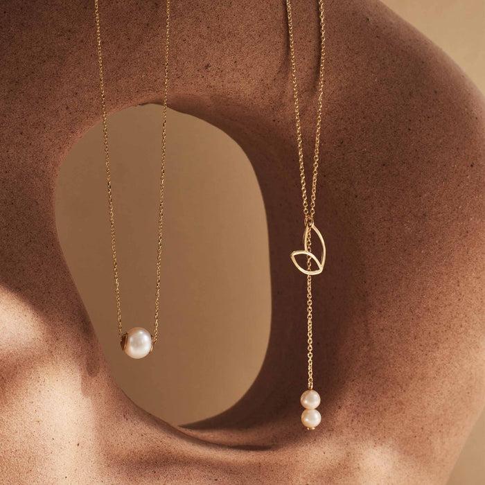 Isabel Bernard Belleville Luna Collier En Or 14 Carats Avec Perle D'eau Douce