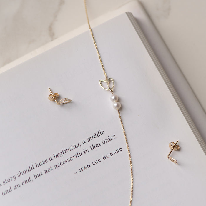 Isabel Bernard Belleville Noémi Bracelet En Or 14 Carats Avec Perles D'eau Douce