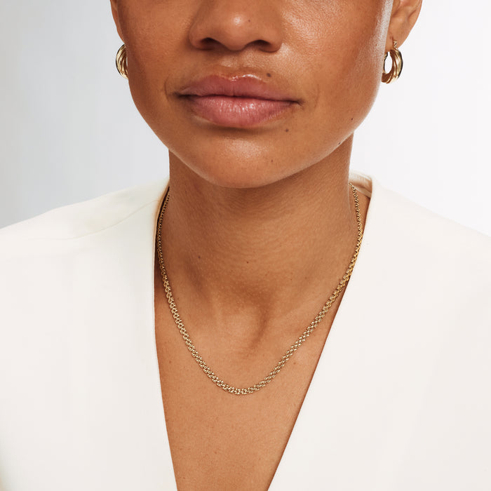 Isabel Bernard Cadeau D'Isabel Collier Et Bracelet En Or 14 Carats