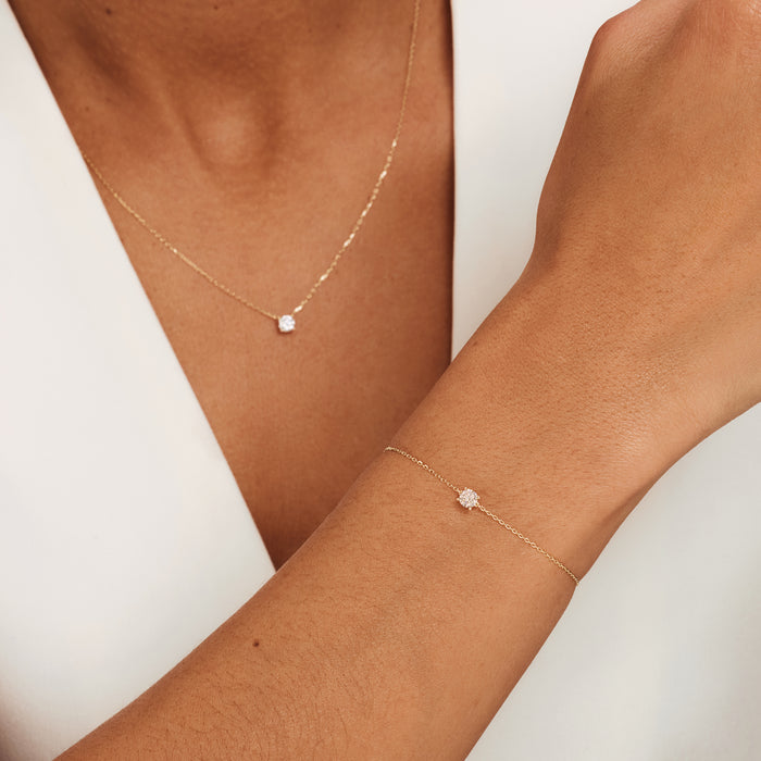 Isabel Bernard Cadeau D'Isabel Ensemble Cadeau Collier Et Bracelet En Or 14 Carats