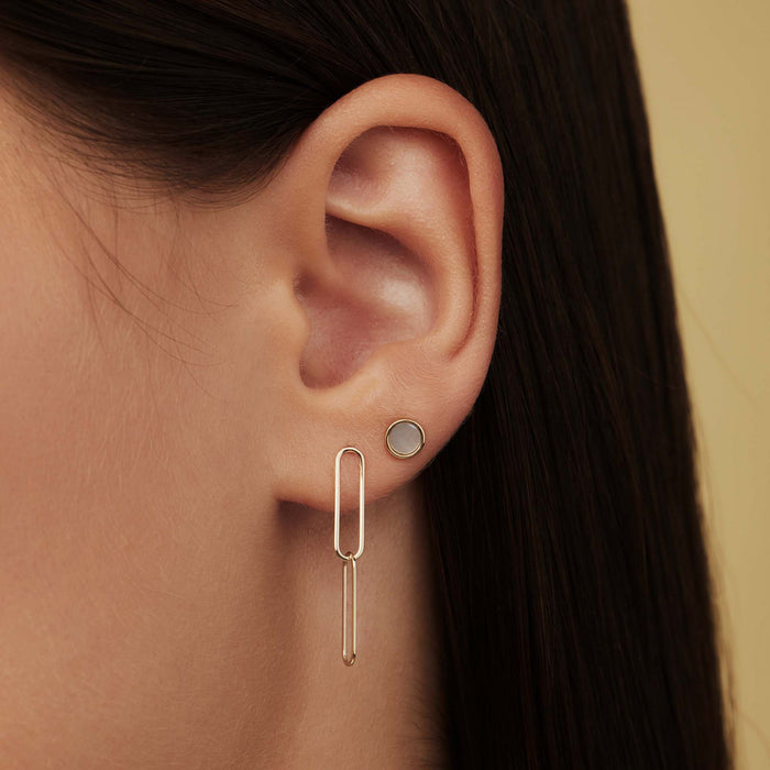Isabel Bernard Cadeau D'Isabel Paire De Boucles D'oreilles En Or 14 Carats Avec Perles D'eau Douce