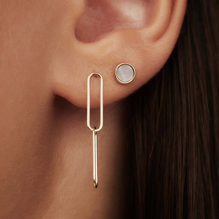 Isabel Bernard Cadeau D'Isabel Paire De Boucles D'oreilles En Or 14 Carats Avec Perles D'eau Douce