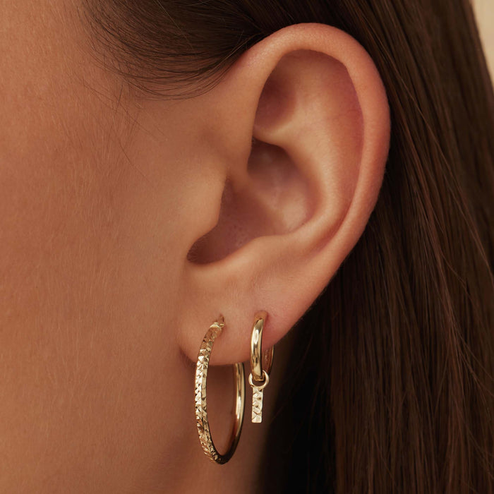 Isabel Bernard Cadeau D'Isabel Paire De Boucles D'oreilles En Or 14 Carats