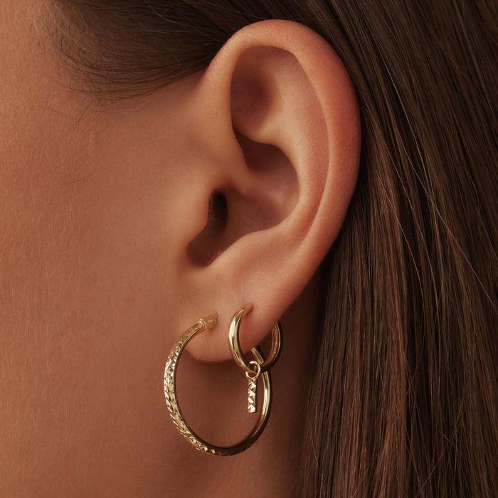 Isabel Bernard Cadeau D'Isabel Paire De Boucles D'oreilles En Or 14 Carats