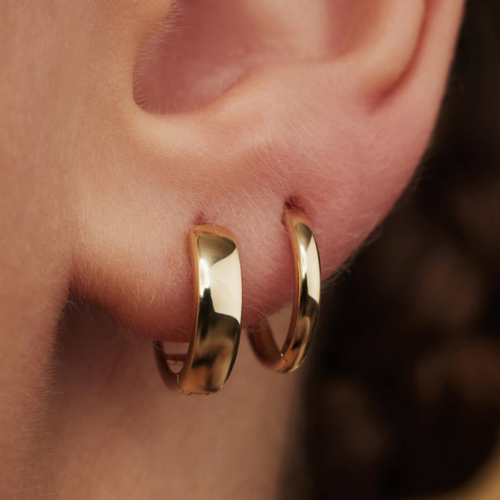 Isabel Bernard Cadeau D'Isabel Paire De Boucles D'oreilles En Or 14 Carats