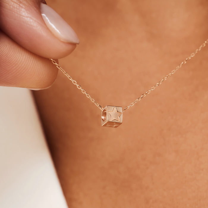 Isabel Bernard Charm Cube En Or Rose 14 Carats La Concorde Felie Avec étoile