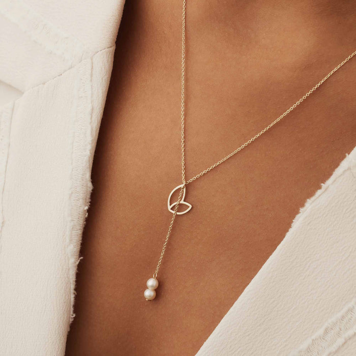 Isabel Bernard Collier Belleville Noémi En Or 14 Carats Avec Perles D'eau Douce