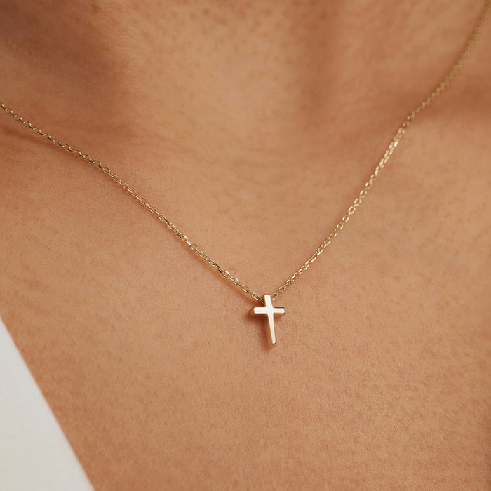 Isabel Bernard Collier Monceau Solange En Or 14 Carats Avec Croix