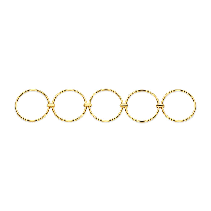 Isabel Bernard Cour D'Honneur Adora Bague 5 Pièces En Or 14 Carats