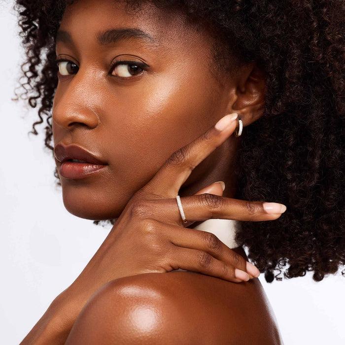 Isabel Bernard De La Paix Laure Bague En Or 14 Carats Avec Diamant 0.22 Carat