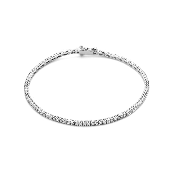 isabel bernard De la Paix Madeline bracelet tennis en or blanc 14 carats avec diamant 1.08 carat
