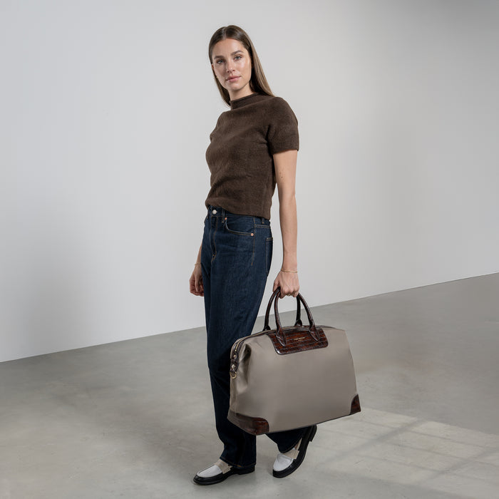 Isabel Bernard Du Louvre Celie Sac De Week-end Taupe Petit (36L)