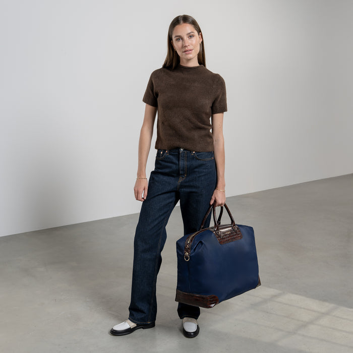 Isabel Bernard Du Louvre Clarice Sac De Week-end Bleu Moyen (54L)