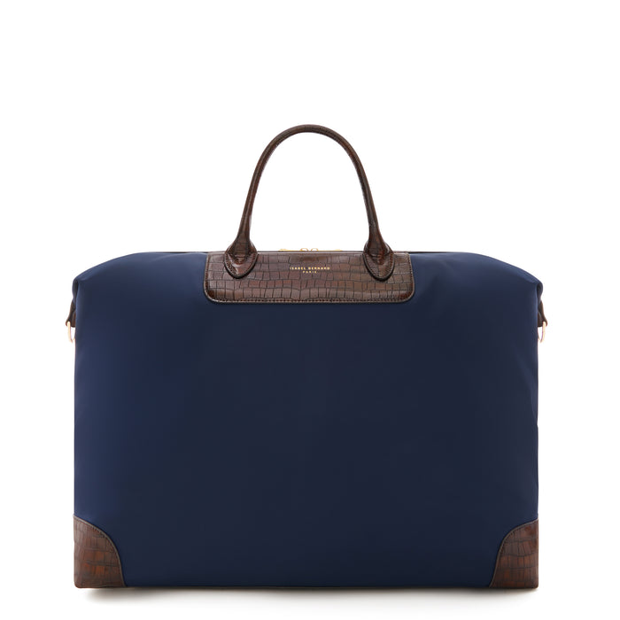 isabel bernard Du Louvre Clarice sac de week-end bleu moyen (54L)