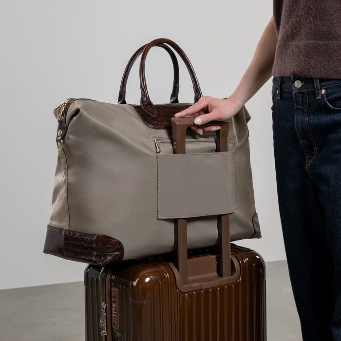 Isabel Bernard Du Louvre Clarice Sac De Week-end Taupe Moyen (54L)