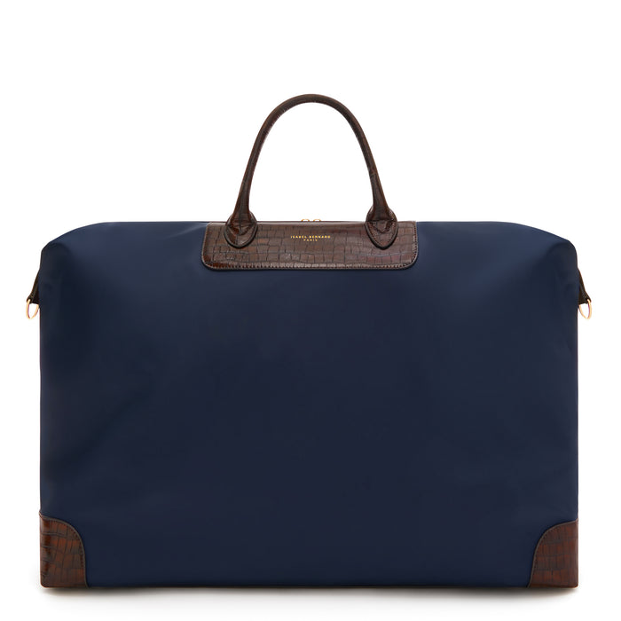 isabel bernard Du Louvre Colette sac de week-end bleu grand format (69L)