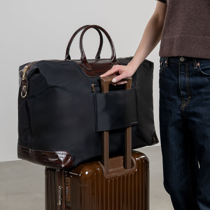 Isabel Bernard Du Louvre Colette Sac De Week-end Noir Grand Format (69L)