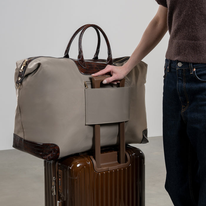 Isabel Bernard Du Louvre Colette Sac De Week-end Taupe Grand Format (69L)