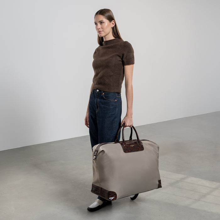 Isabel Bernard Du Louvre Colette Sac De Week-end Taupe Grand Format (69L)