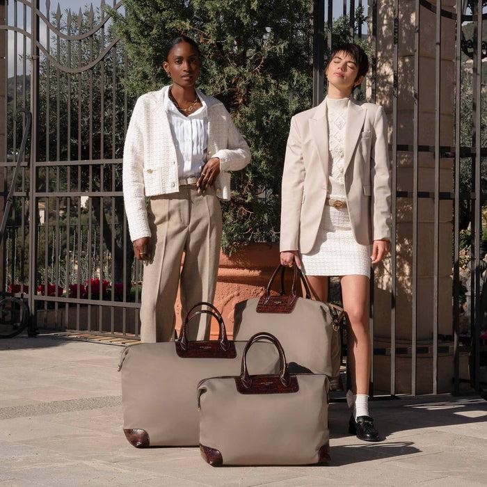 Isabel Bernard Du Louvre Colette Sac De Week-end Taupe Grand Format (69L)