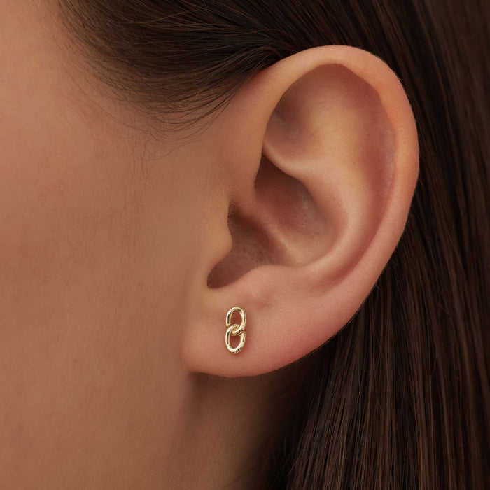 Isabel Bernard Ensemble De Boucles D'oreilles En Or 14 Carats Avec Chaînes De Cadeau D'Isabel