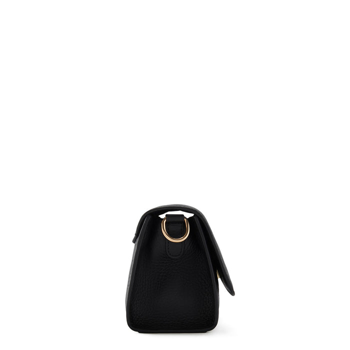 Isabel Bernard Femme Forte Kim Sac à Bandoulière En Cuir De Veau Noir